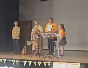 Beth Receives her Honorary Life Membership of HRGB